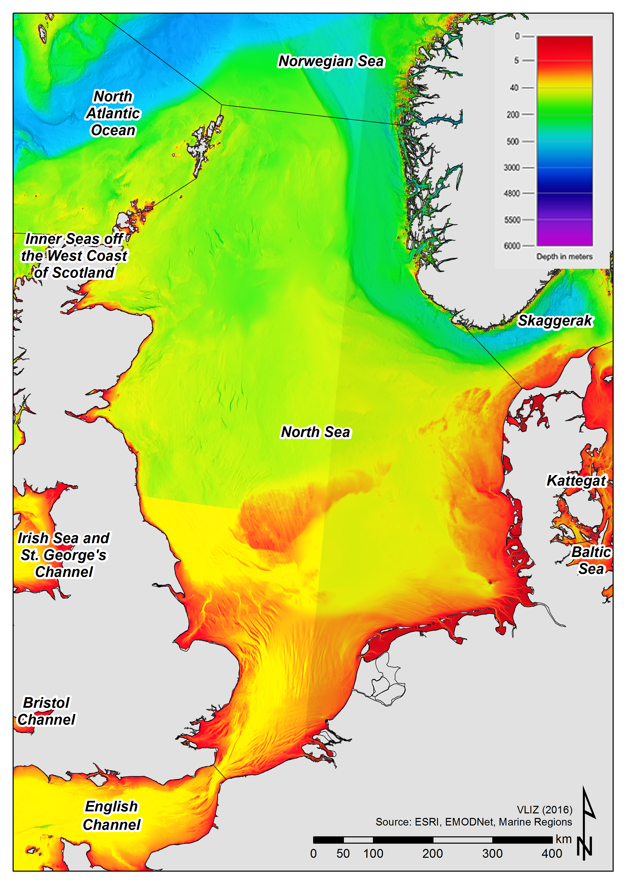 Baltic Sea Depth Chart