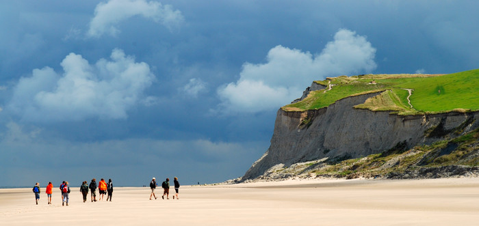 Zandstrand in Wissant