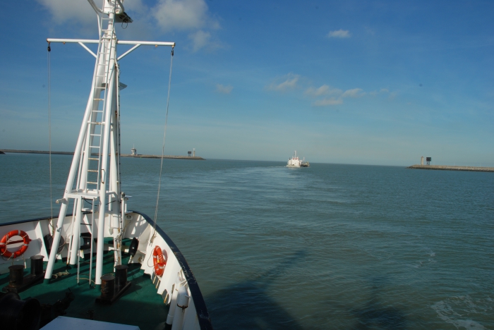 Uitvaren mer RV Belgica
