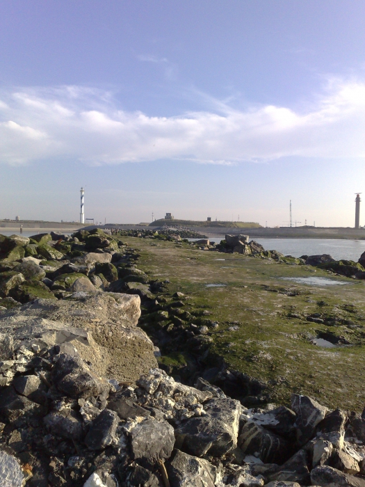 Strekdam oosteroever Oostendse haven