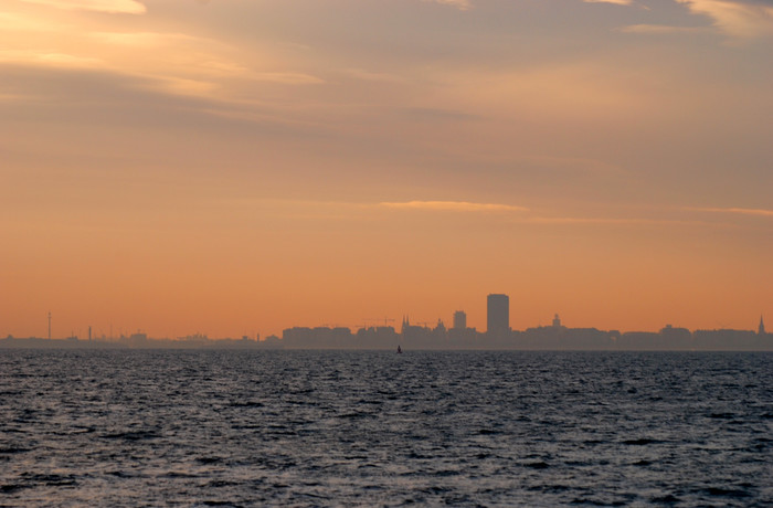 Oostende in de vroege ochtend