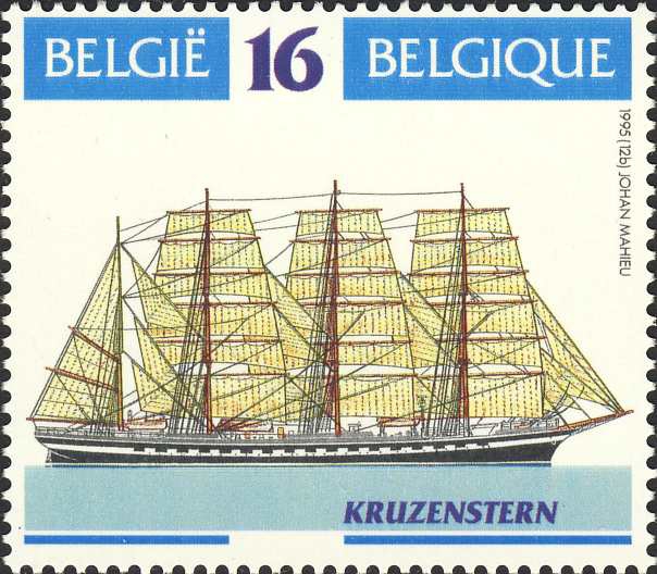 Russische viermaster "Kruzenstern"