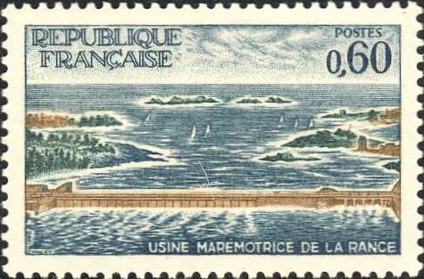 France, Bretagne, tidal power station La Rance