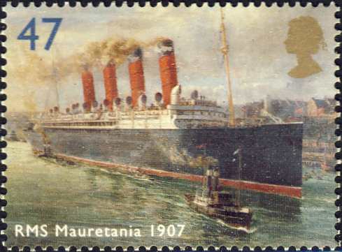 Britse oceaanstomer "RMS Mauretania" (1907)