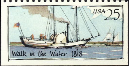 Amerikaans stoomschip "Walk-in-the-water" (1818-1821)