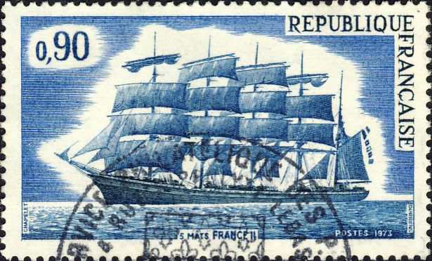 Franse vijfmaster "France II" (1912)
