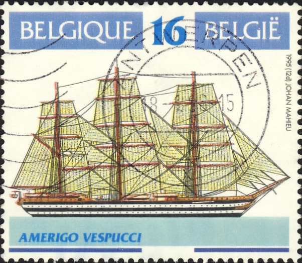 Italiaans driemast volschip "Amerigo vespucci" (1931)