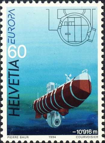 Zwitserse duikboot "Bathyscaphe Trieste" (1954)