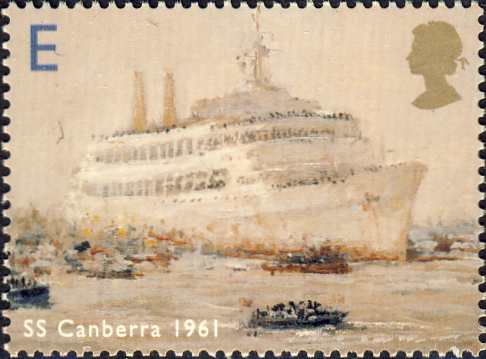 Australische oceaanstomer "SS Canberra" (1960)