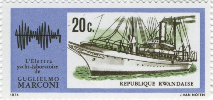 Italiaans jacht "Elettra" (Guglielmo Marconi)