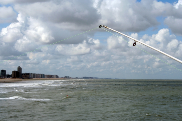 Vissen vanop het Westerstaketsel Vissen vanop het Westerstaketsel