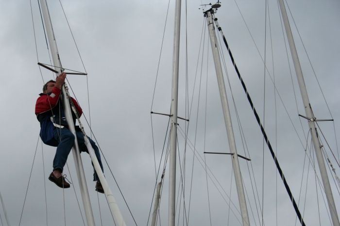 Man in mast Man in mast