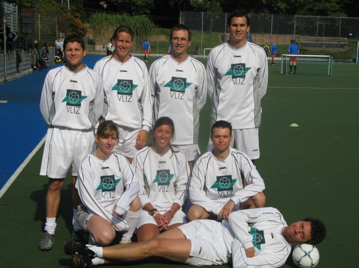 Voetbaltruitjes met VLIZ logo