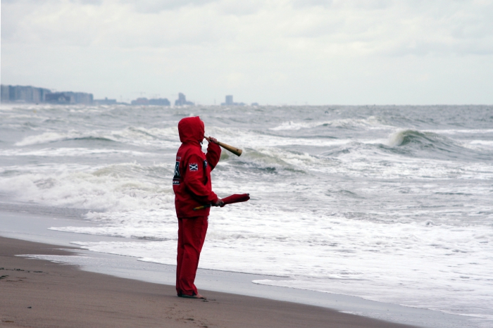 Redder op strand Redder op strand