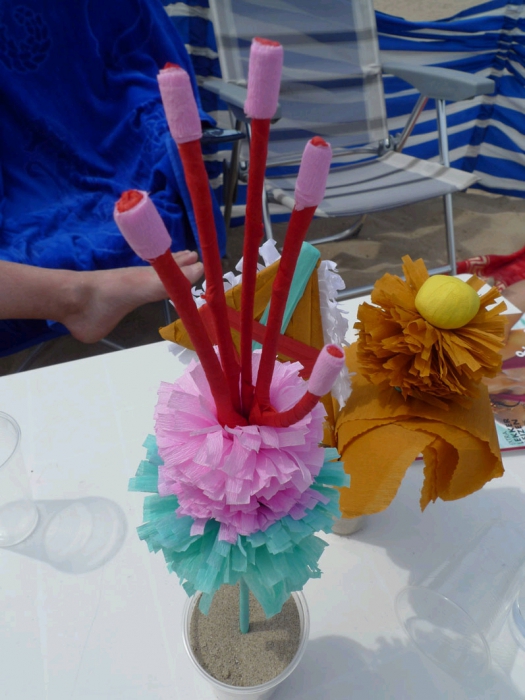Papieren bloemen