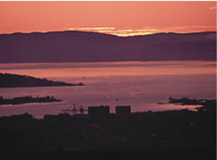 Oslofjorden from Ekeberg.