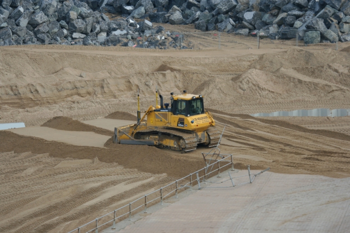 Werken aan Heldenplein Oostende