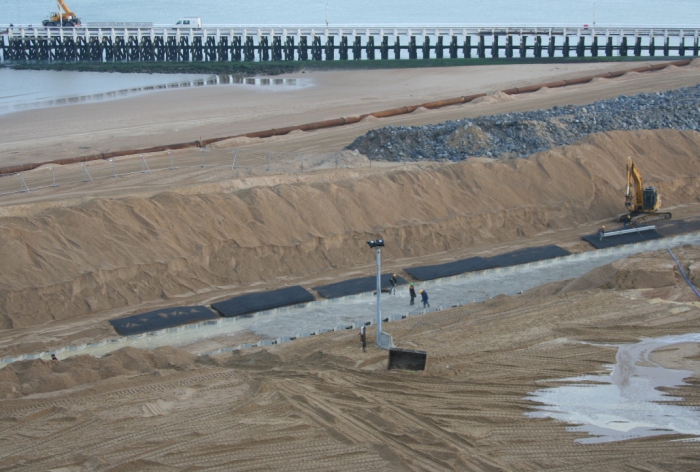 Werken aan Heldenplein Oostende