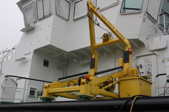 A-Frame voor de werkboot