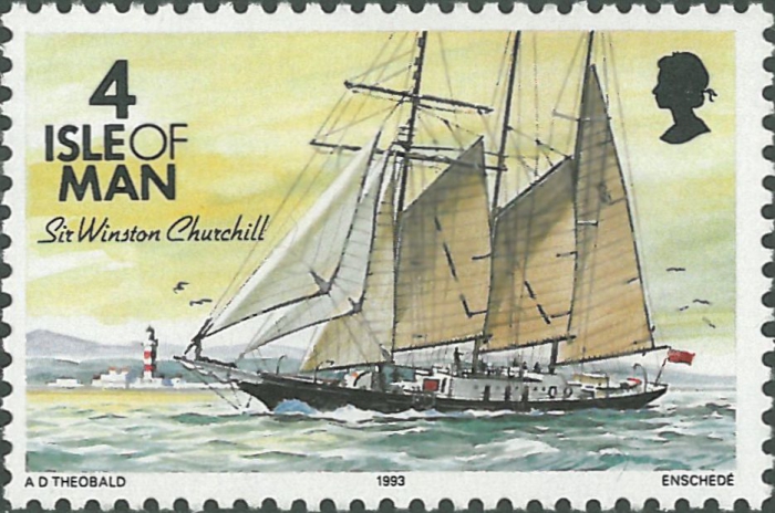 Britse schoener "Sir Winston Churchill" (1966)