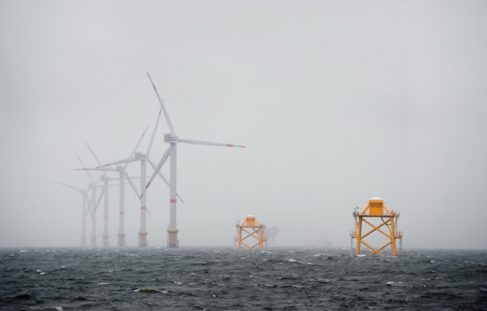 Thornton bank met nieuwe sokkels voor molens Thornton bank met nieuwe sokkels voor molens