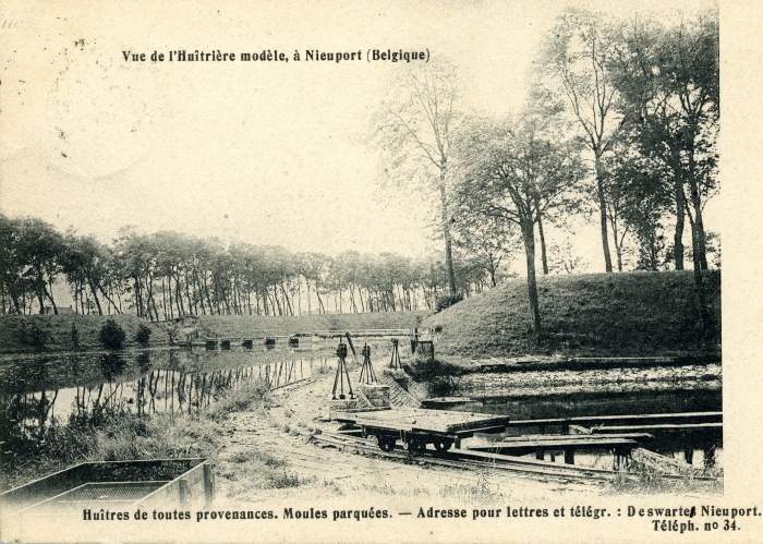 Vue de l'Huîtrière modèle, a Nieuport (Belgique) Vue de l'Huîtrière modèle, a Nieuport (Belgique)