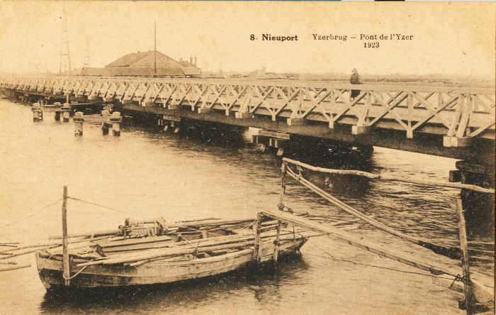Palingschuit bij Ijzerbrug Nieuwpoort 