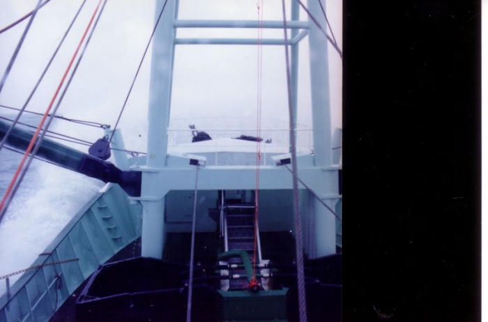 Zicht vanop brug Z.186 Shannon (Bouwjaar 1991) tijdens proefvaart. Zicht vanop brug Z.186 Shannon (Bouwjaar 1991) tijdens proefvaart.