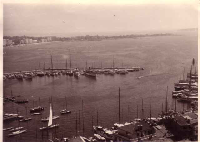 Schepen in haven