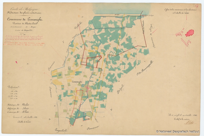 Commune de Lisseweghe - 1853