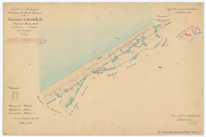 Commune de Middelkerke - 1853