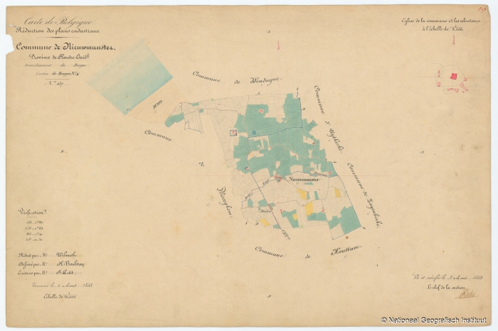 Commune de Nieuwmunster - 1853