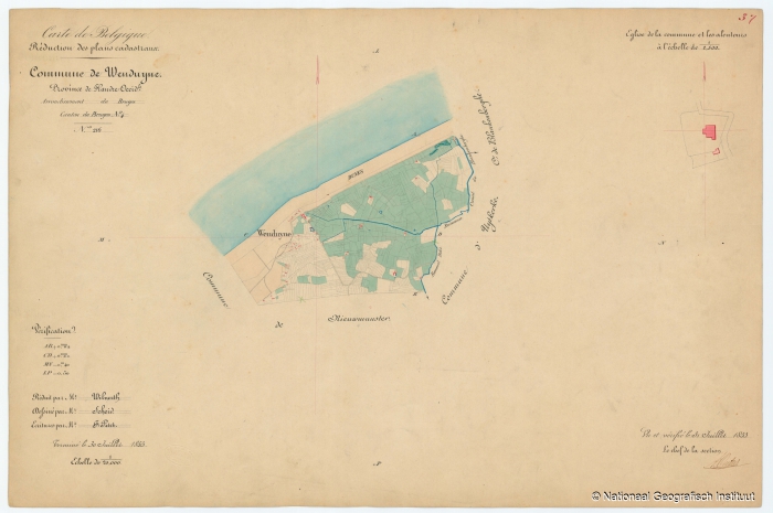 Commune de Wenduyne - 1853