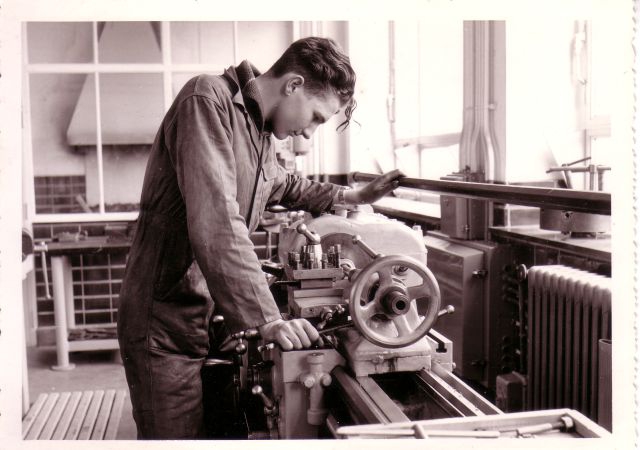 Machineafdeling van visserijschool 'Kasteeltje'