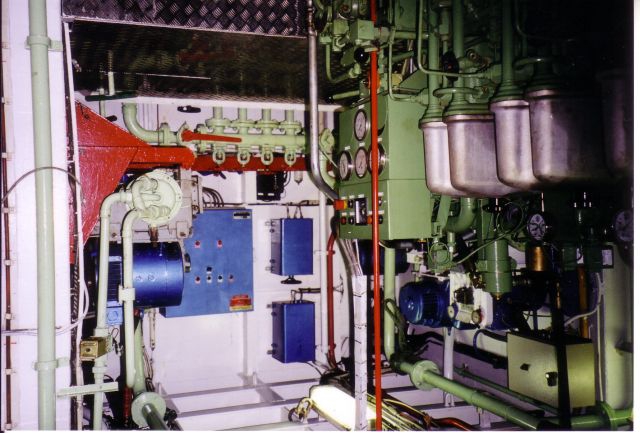 Detail machinekamer