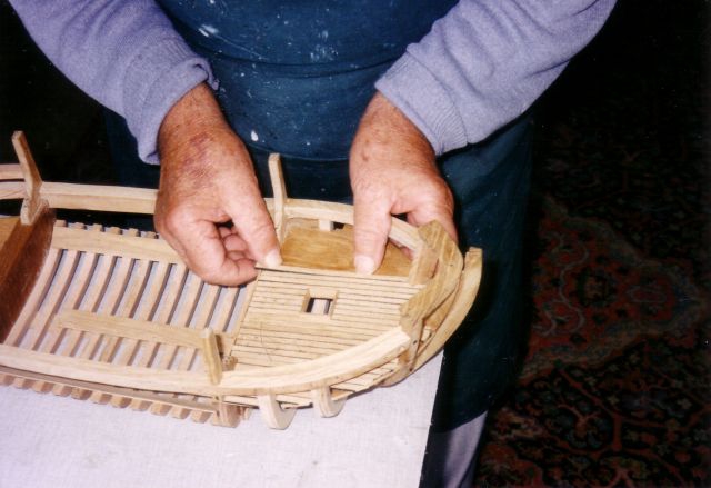 Bouw scheepsmodel