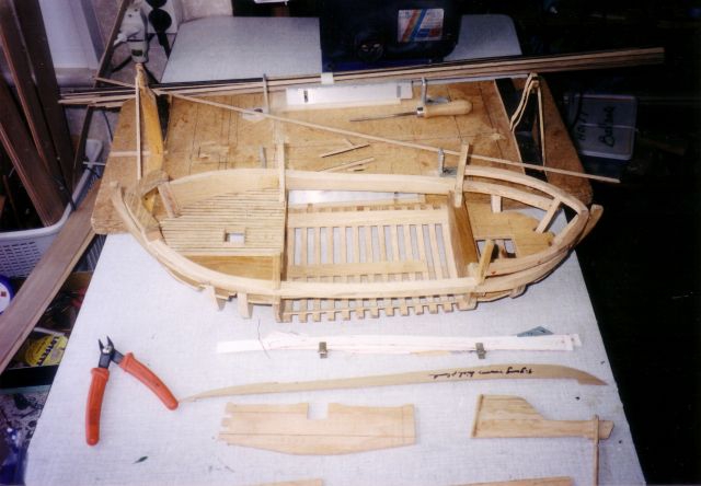 Bouw scheepsmodel