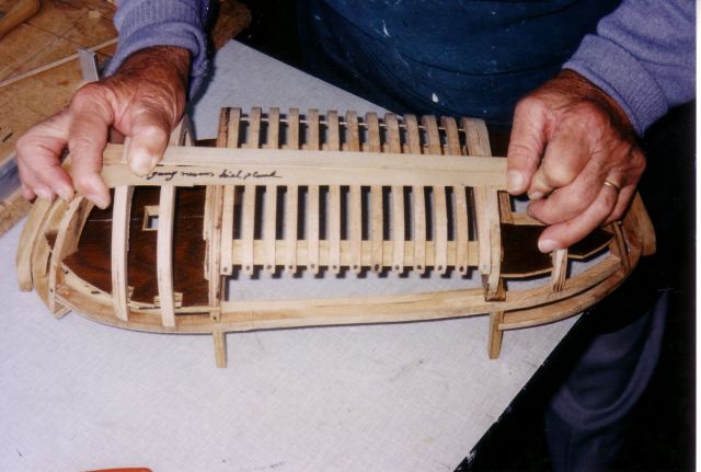 Bouw scheepsmodel