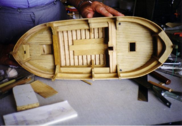 Bouw scheepsmodel