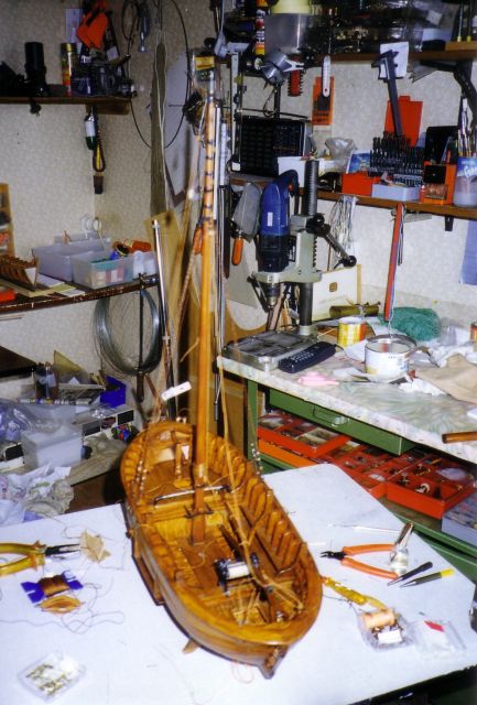 Bouw scheepsmodel