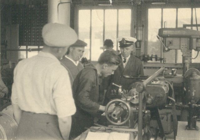 In de Rijksvisserijschool In de Rijksvisserijschool