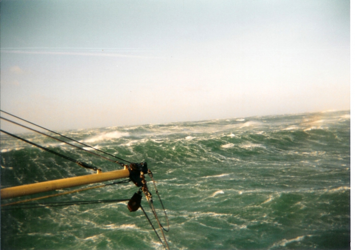 Slecht weer op zee