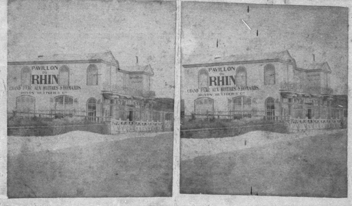 Stereokaart "Pavillon du Rhin"