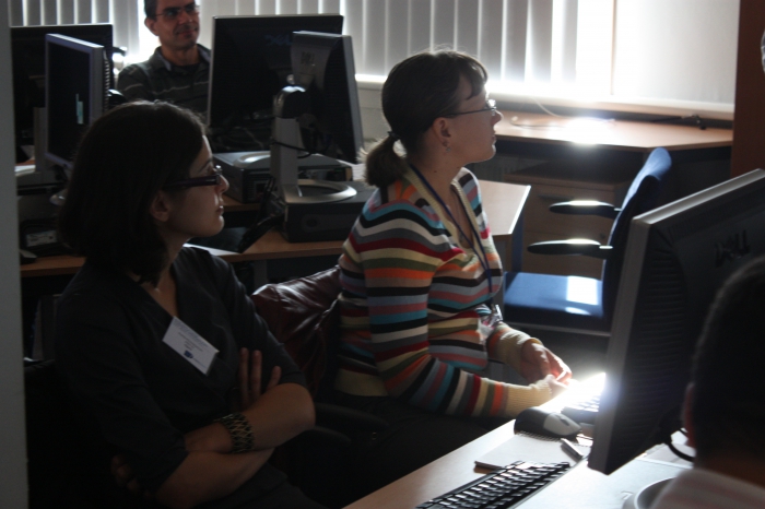 Souhila (AREA ED), Kseniia (IBSS), Ioannis (HCMR)