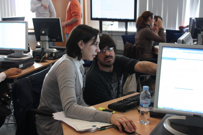 Violeta (IUCN Med) and Jorge (UAB)