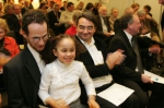 Winnaar met dochter