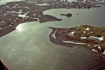 Air photo of the island Ardley & the Fildes Peninsula