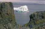 an iceberg in front of Nebles Point