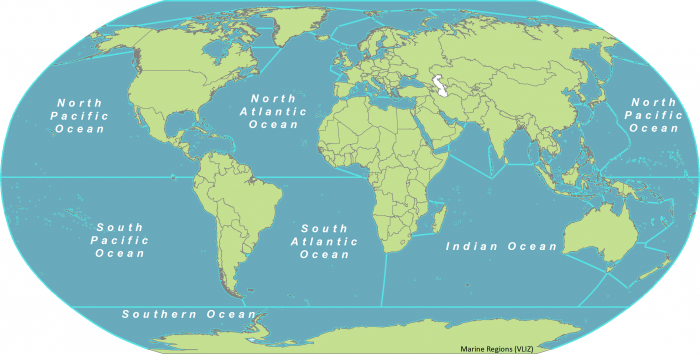 IHO Sea Areas (v2, 2017)