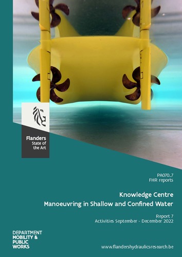 Knowledge Centre Manoeuvring in Shallow and Confined Water: Report 7. Activities September - December 2022